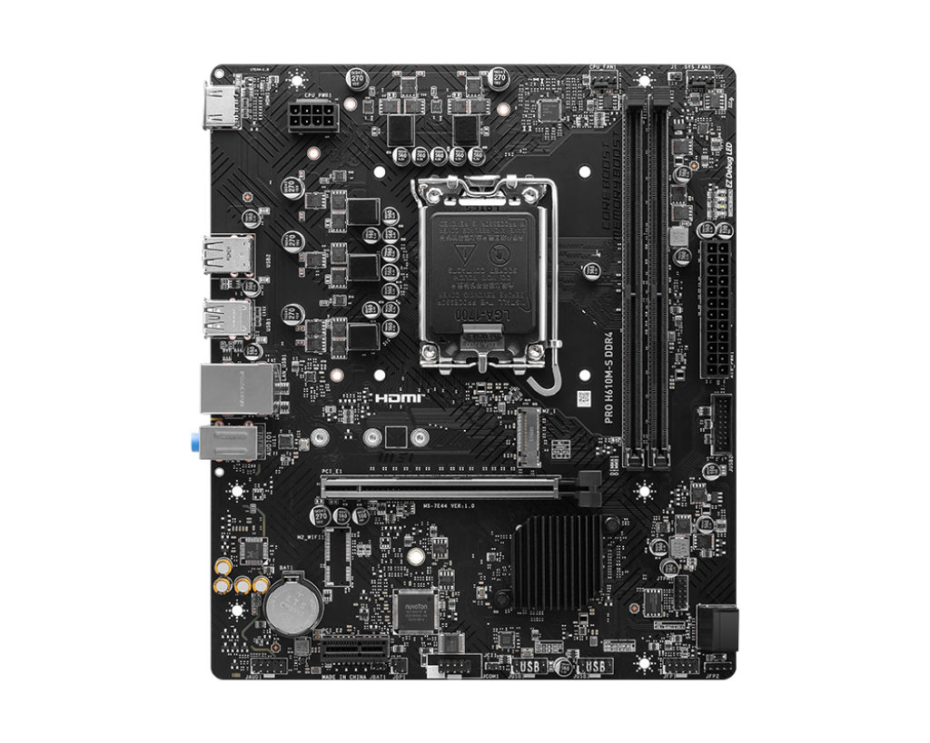 PRO H610M-S DDR4 PRO H610M-S DDR4